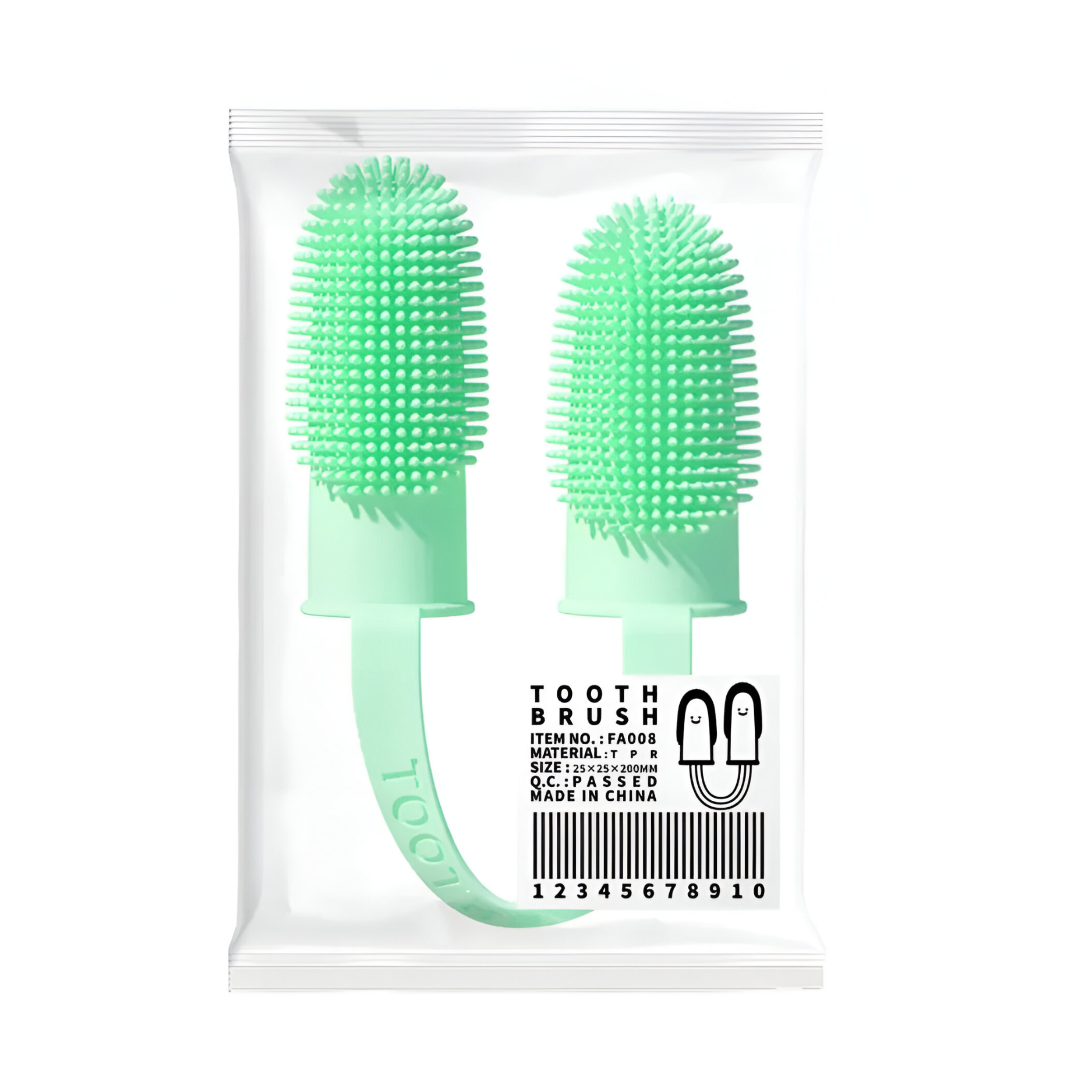 Double Finger Toothbrush