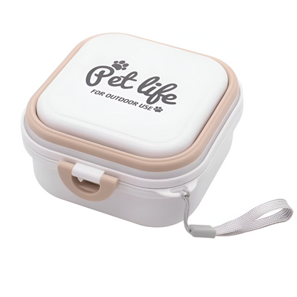 Portable 2-In-1 Collapsible Pet Bowl