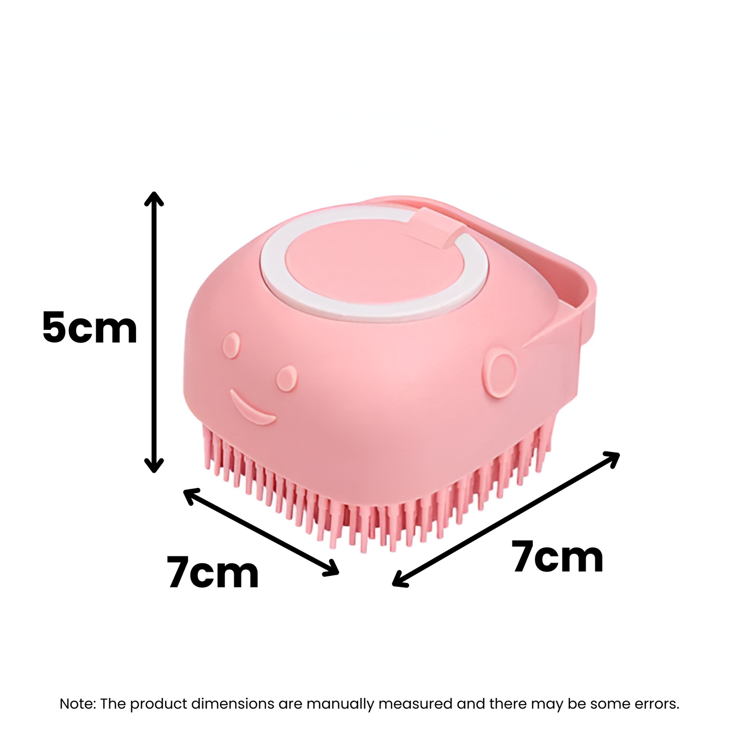 Silicone Massage Brush Shampoo Dispenser